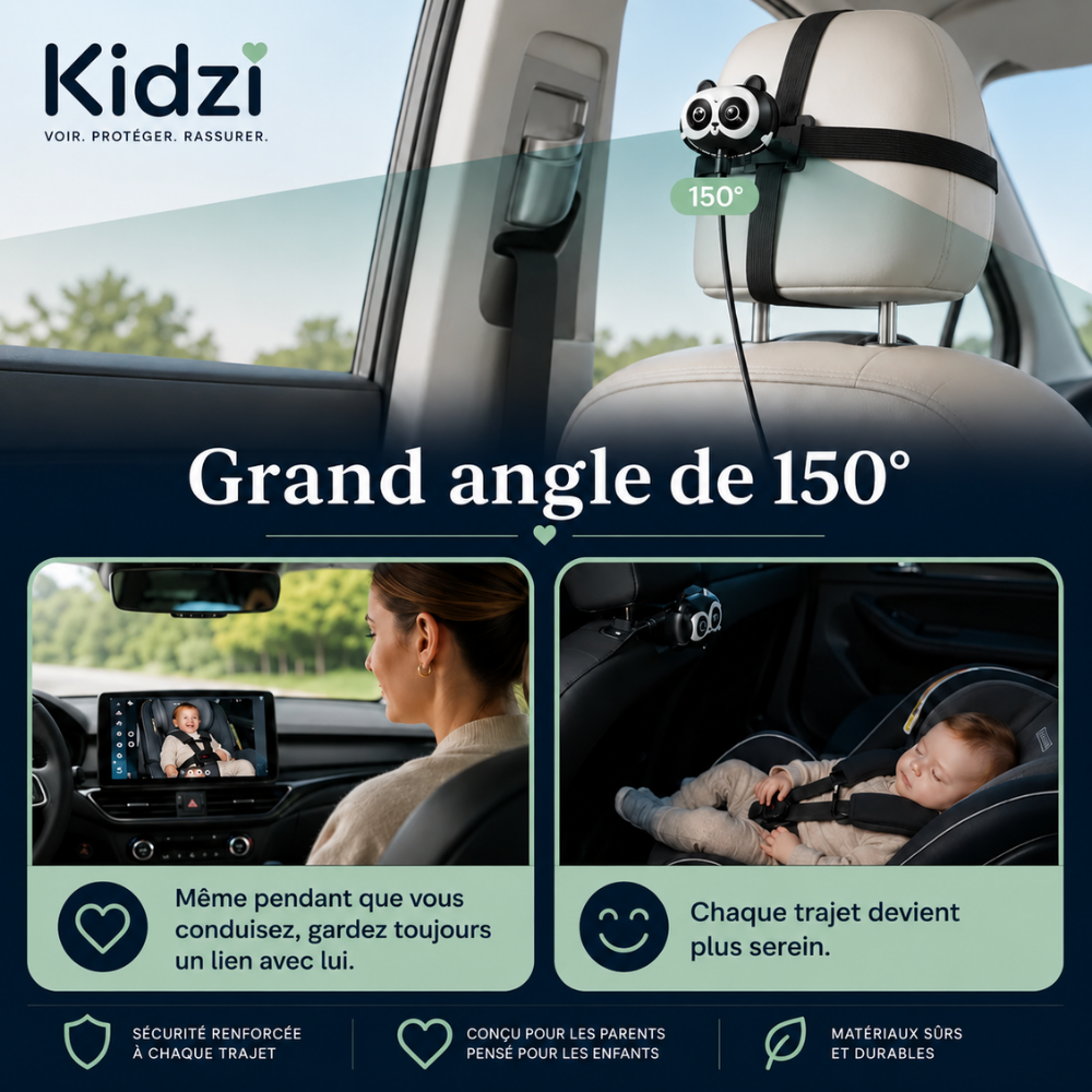 Kidzi SafeView™ — Proches, Même en route